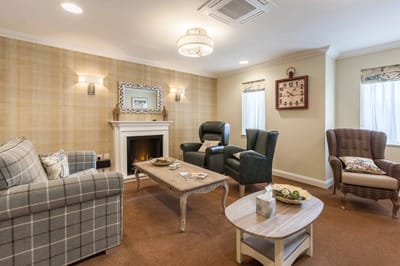 Cozy common area with seating and decor