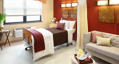 Cozy private resident room with modern decor