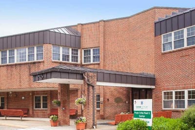 Exterior view of Pope John Paul Center building