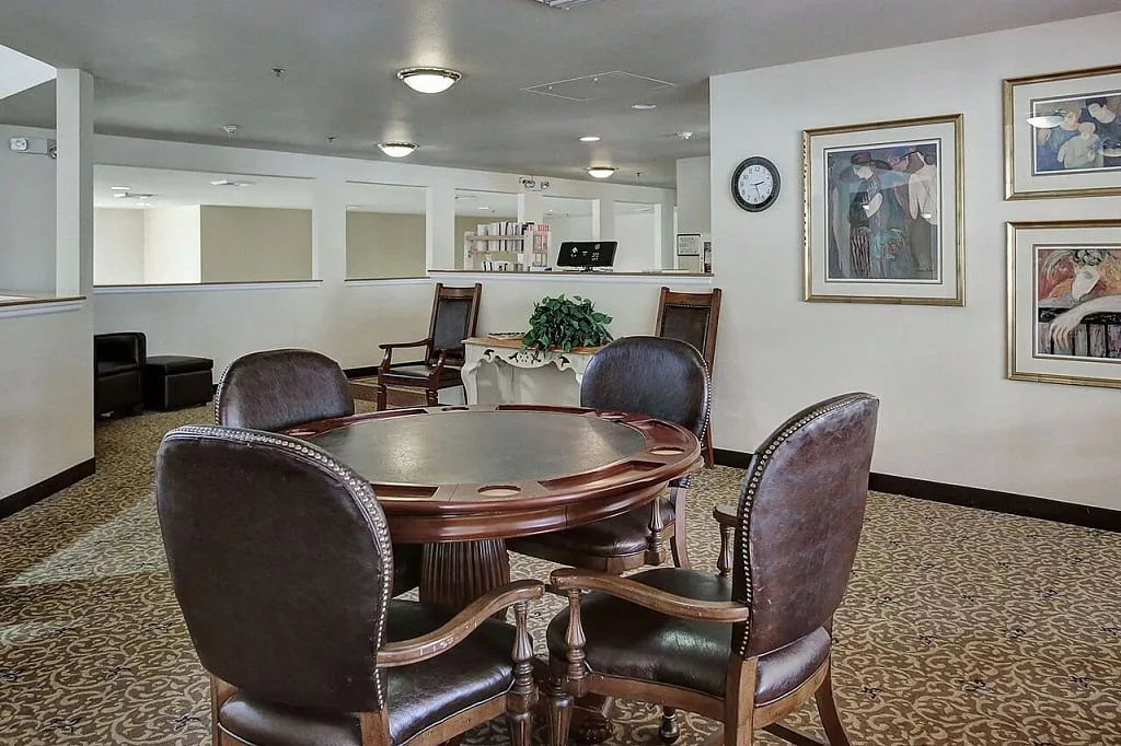 Interior common area with seating and decor