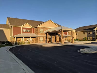 Front entrance of Primrose Retirement Community