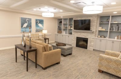 Cozy common area with comfortable seating