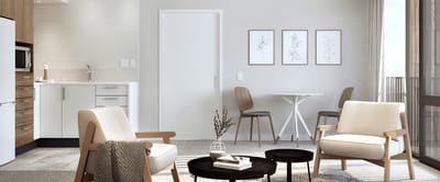 Bright and modern interior living space