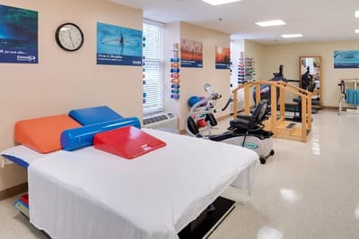 Interior view of a rehabilitation exercise room