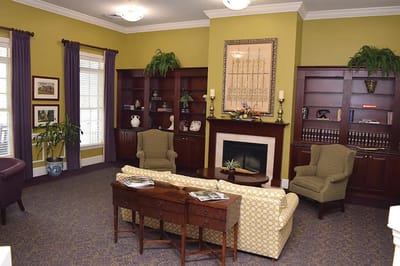 Interior common area with seating and decor
