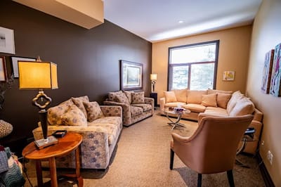 Cozy common area with comfortable seating