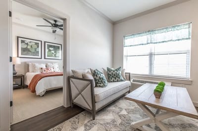 Cozy interior view of a resident room