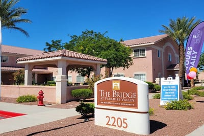 Exterior view of The Bridge at Paradise Valley assisted living community