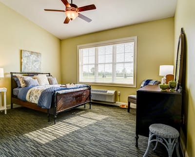 Comfortable private bedroom with a cozy atmosphere
