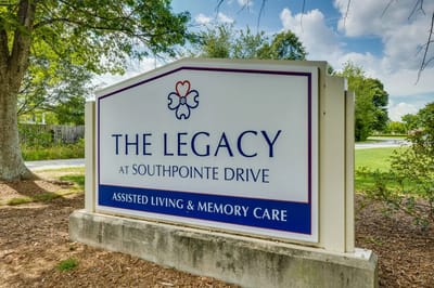 Signage for The Legacy at Southpointe Drive