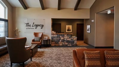 Interior view of the Legacy of DeForest reception area