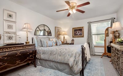 Cozy resident room with decorative elements