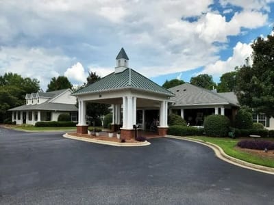 Exterior view of Pines at Greenville Assisted Living