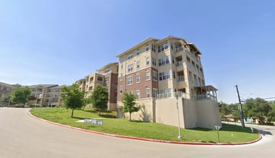Exterior view of the assisted living facility building