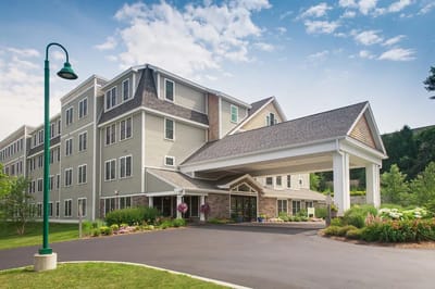 Exterior view of The Residence at Shelburne Bay