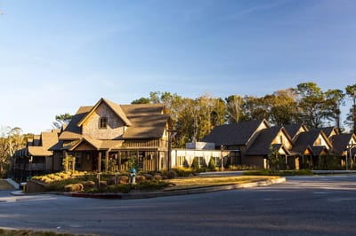 Exterior view of a residential-style assisted living facility