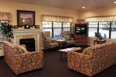 Common area with comfortable seating and natural light
