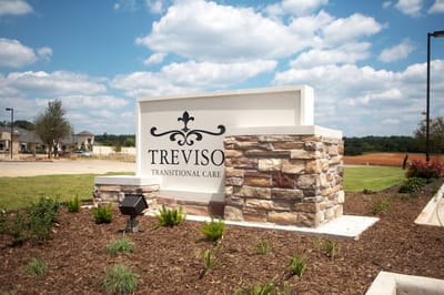 Exterior signage of Treviso Transitional Care