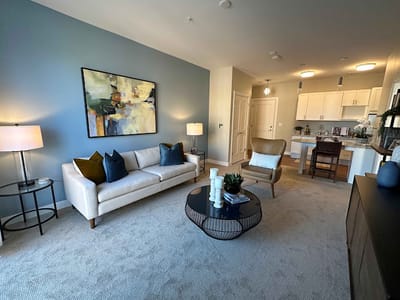 Cozy interior of a resident's living space
