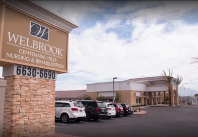 Exterior view of Welbrook Centennial Hills facility