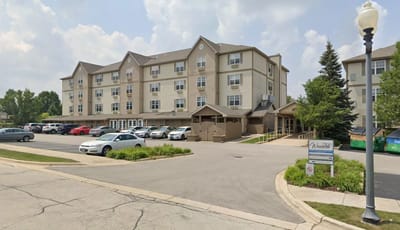 Exterior view of Willow Falls Senior Living facility