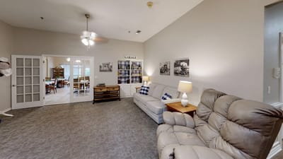 Interior view of a common area in the facility