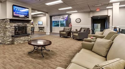 Cozy common area with comfortable seating