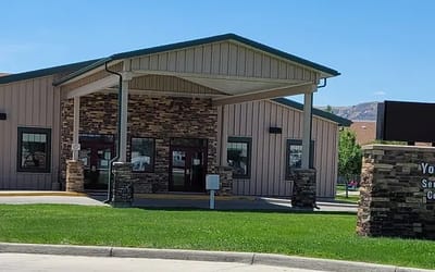 Exterior view of the Young at Heart Senior Center