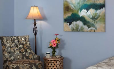Cozy corner in a beautifully decorated room