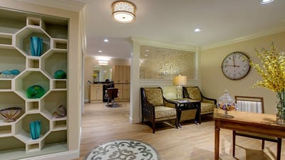 Interior common area with seating and decor
