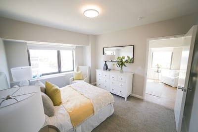 Bright, well-furnished private resident room