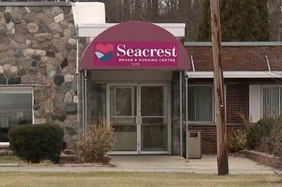 Front entrance of Seacrest Rehabilitation and Nursing Center