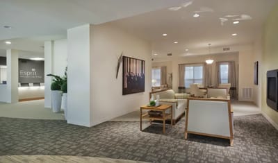 Interior common area with seating and decor