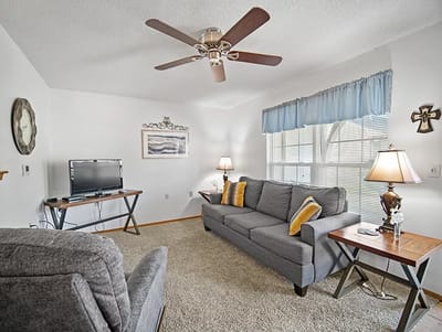 Cozy living room with comfortable furniture