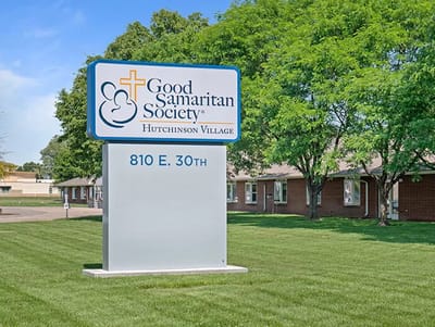 Exterior view of Good Samaritan Society sign