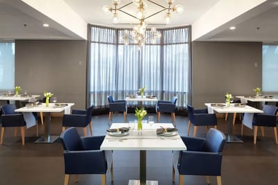 Stylish dining room with elegant decor