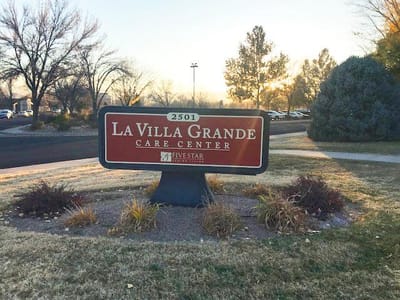 Signage for La Villa Grande Care Center