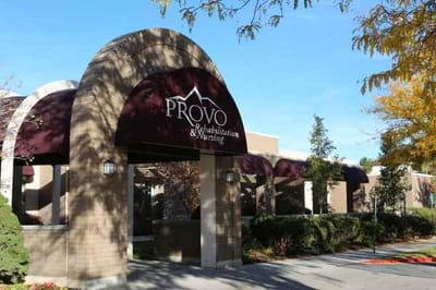 Exterior view of Provo Rehabilitation & Nursing building