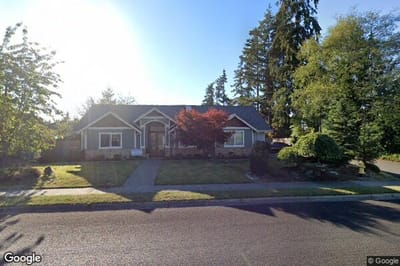 Alderwood Manor Adult Family Home, assisted living in Lynnwood, WA — Single-story residential building with landscaped front yard