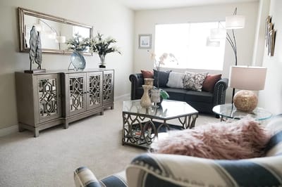 An inviting lounge area with comfortable seating