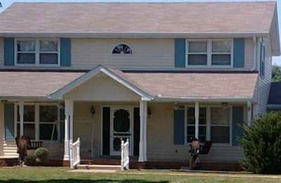 Exterior view of a residential facility building