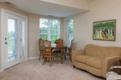Cozy interior view of a resident living area