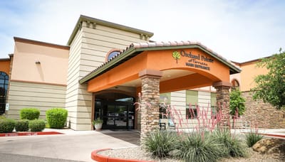 Exterior view of Orchard Pointe at Terrazza entrance