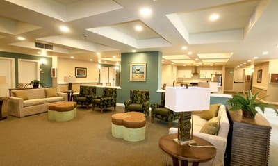 Interior common area with seating and decor