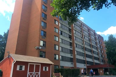 Exterior view of the Tower At Falling Spring building