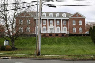 Exterior view of a senior living facility building