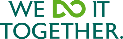 Logo with slogan 'We Do It Together.'