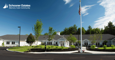 Exterior view of Schooner Estates Memory Care Community
