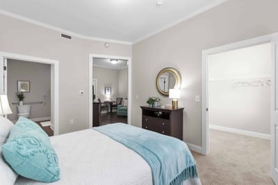 Cozy private resident room with modern decor