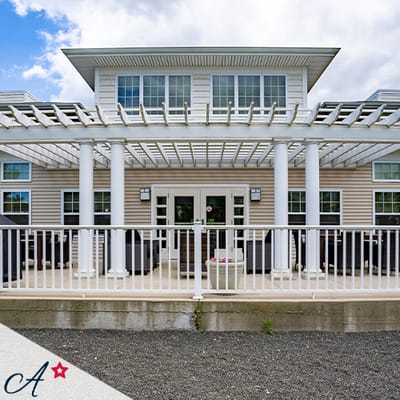 Exterior view of All American Assisted Living at Coram